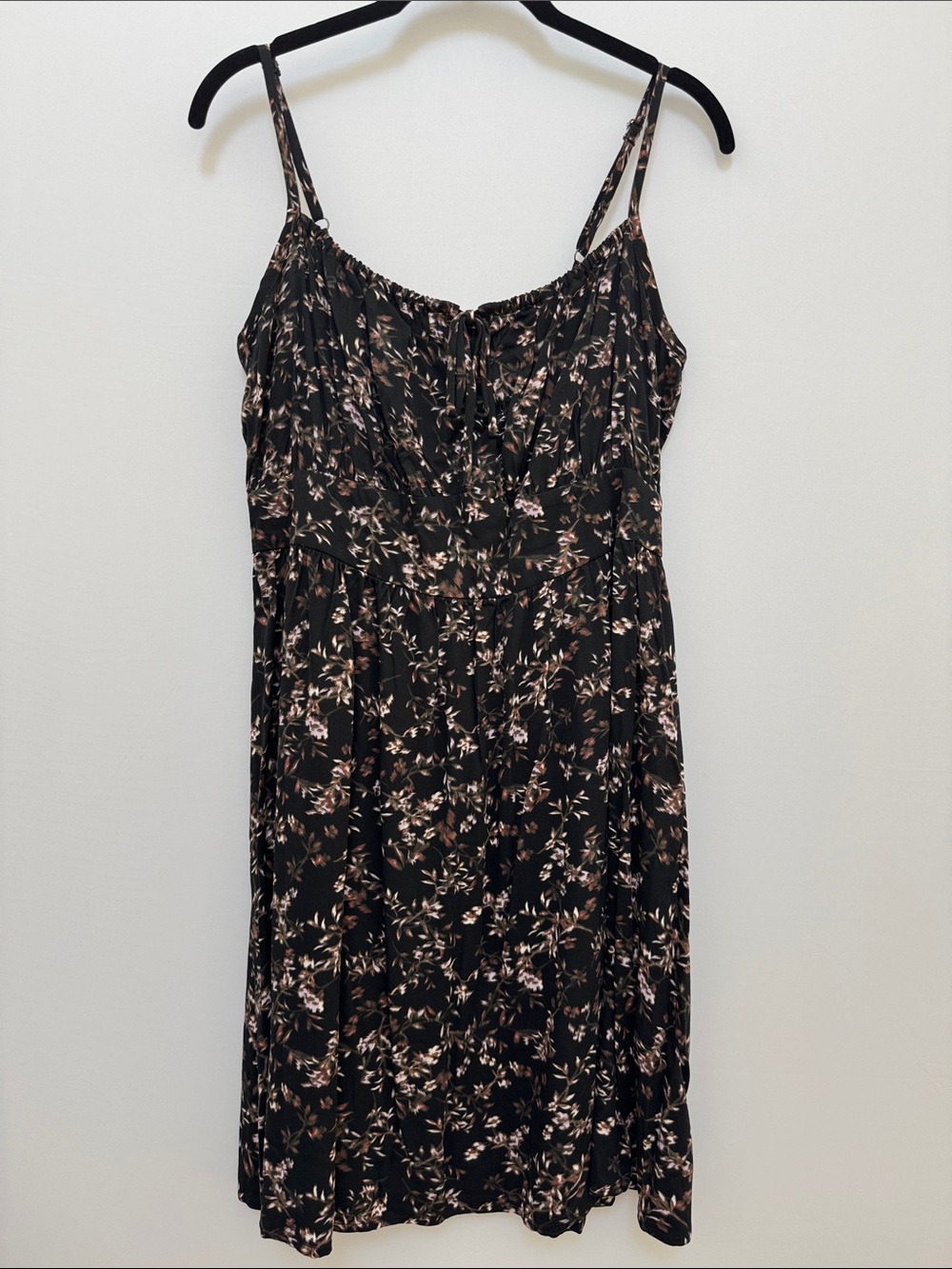 Banana Republic Floral Black Dress